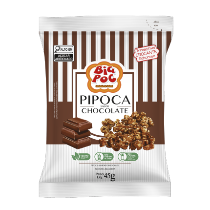 Pipoca sabor Chocolate - 45g