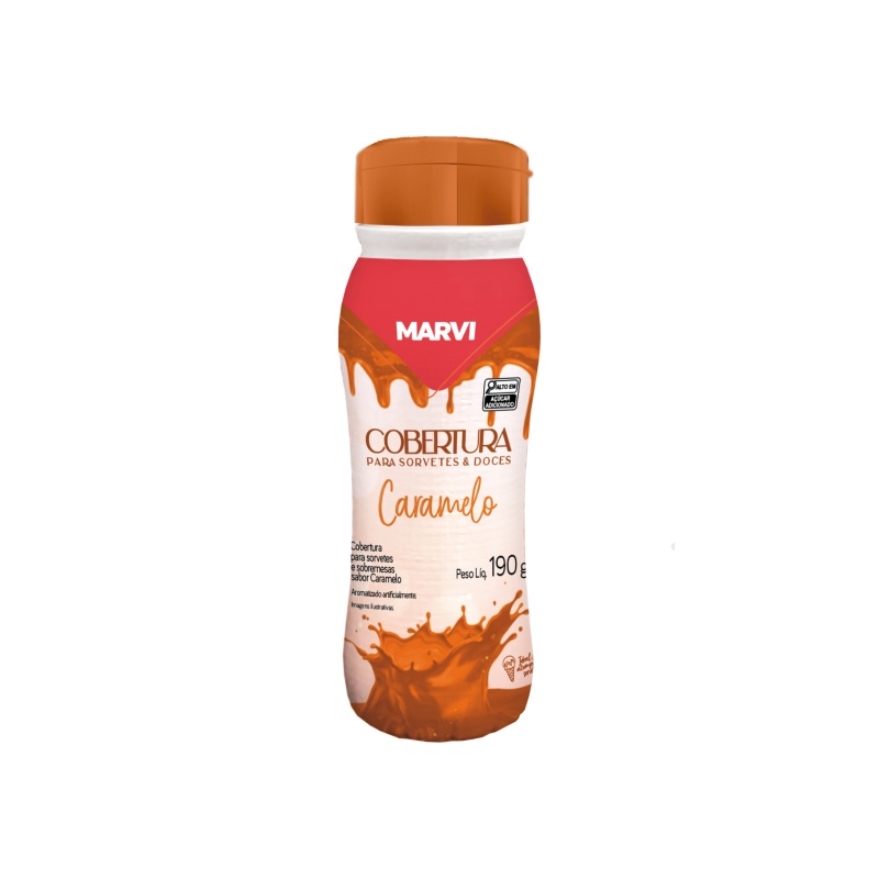 Cobertura Caramelo 190g - Marvi