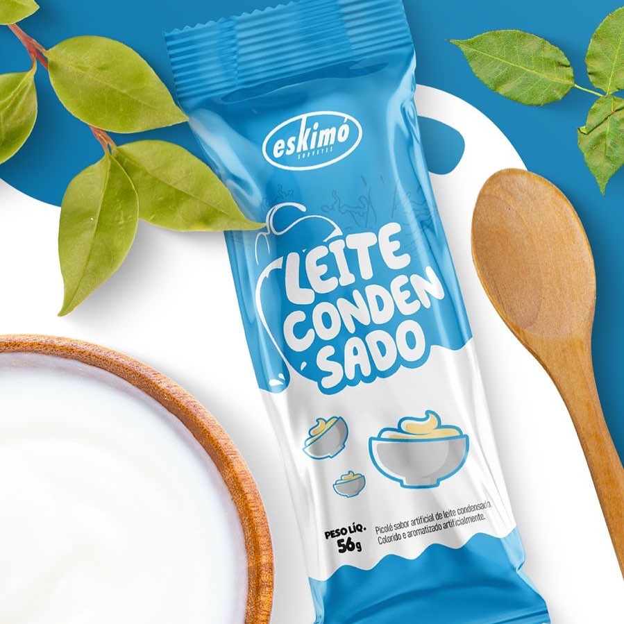 Leite Condensado Eskimó - Picolé Cremoso