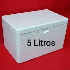 Caixa Térmica de Isopor - 5 litros